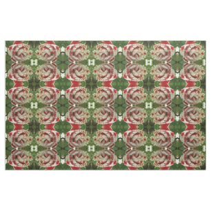 Pink and White Tulip Floral Patterned Craft Fabric