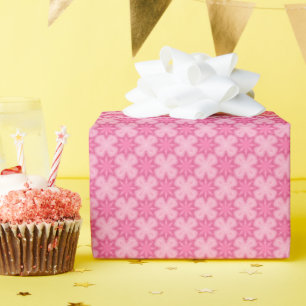 Pink And White Wrapping Paper