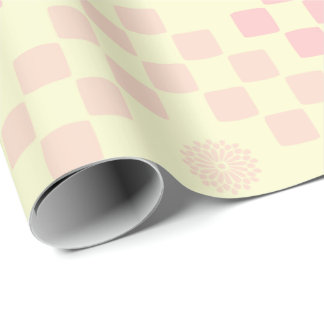 Pink and Yellow Pastel  Wrapping Paper