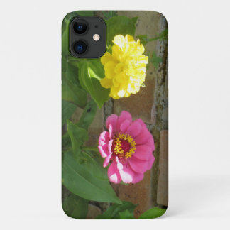 Pink and Yellow Zinnias iPhone 3 Case