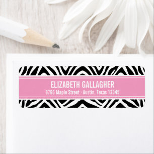Pink and Zebra Print