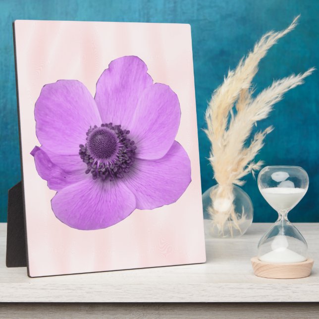 Pink Anemone Plaque (Side)