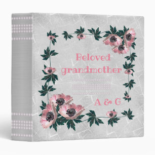 Pink anemones binder