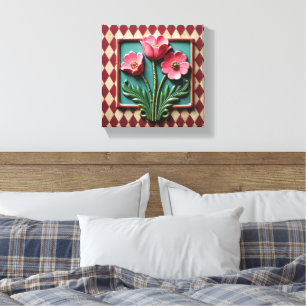 Pink Anemones of Argyle Canvas Print