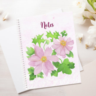 Pink Anenome Notebook