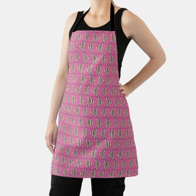 Pink Angel Fish Apron (Insitu)