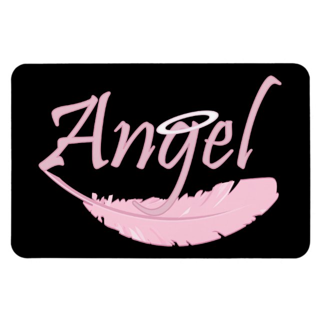 Pink Angel Magnet (Horizontal)