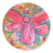 Pink Angel Sticker