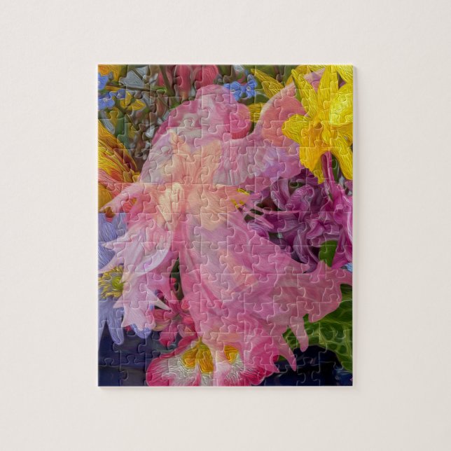 Pink Angel with Child Jigsaw Puzzle (Vertical)