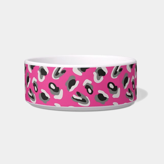 Pink Animal Print/Camo Bowl (Front)