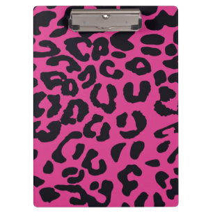 Pink Animal Print  Clipboard