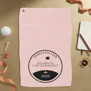 Pink Annual Tournament Golf Club Towel