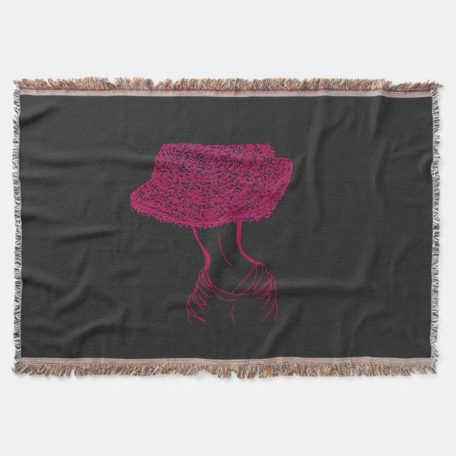 Pink Appeal  Throw Blanket (Front)