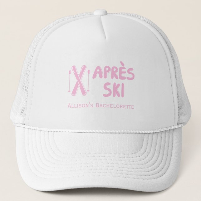 Pink Apres Casquette de la partie de Bachelorette (Devant)