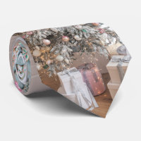 Pink Aqua Blue Colourful Christmas Gingerbread Tre