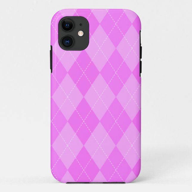 Pink Argyle Case-Mate iPhone 5 Barely There Case (Back)