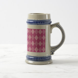 Pink Argyll Beer Stein