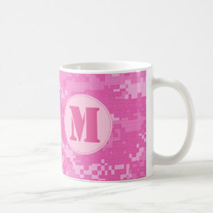 Pink ARMY ACU Camo Camouflage Coffee Cup Mug