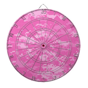 Pink ARMY ACU Camo Camouflage Dart Board