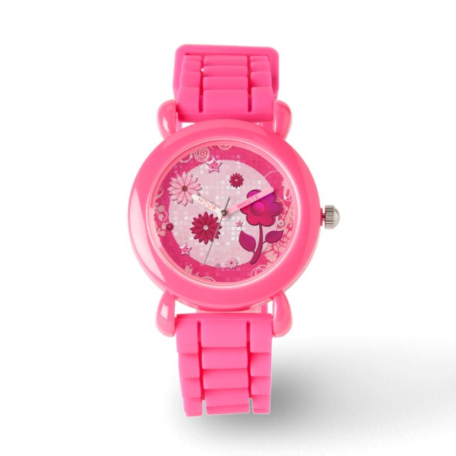 Pink at Play Jewelled TWEEN TEEN Watch (Front)