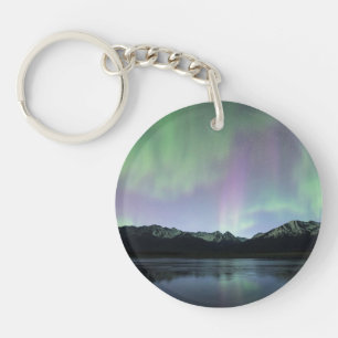 Pink Aurora Keychain