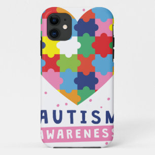 pink autism awareness iPhone 11 case