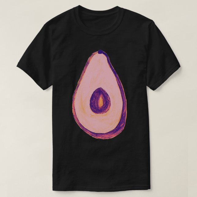 Pink Avocado T-Shirt (Design Front)