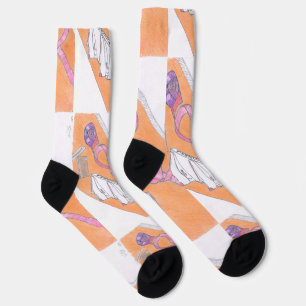 Pink Awareness Crew Socks