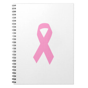 Pink Awareness Ribbon Notebook