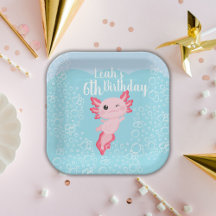 Pink Axolotl Birthday Party