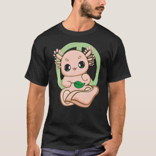 Pink Axolotl Pet For Environmentalist And Earth Da T-Shirt