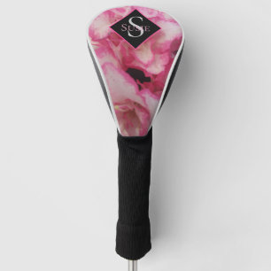 Pink Azalea Floral Personalized Golf Head Cover