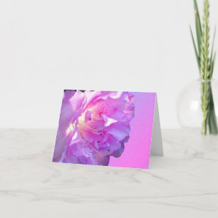 Pink Azalea Flower Customizable Note Card