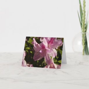 Pink Azalia Shadow Fairy Card
