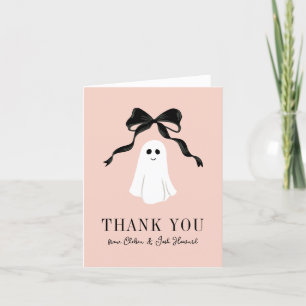 Pink Baby Boo Ghost Halloween Thank You