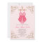 Pink Baby Doll Lingerie Shower Party Invitations
