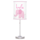 Pink Baby Elephant Lamp