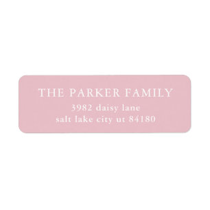 Pink Baby Girl Birth Announcement Envelope