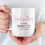 Pink Baby Girl Loading In 2023 Godmother Proposal Coffee Mug<br><div class="desc">This adorable pink and white Godmother coffee mug is perfect to ask that special woman in your life to be the Godmother of the baby girl you are expecting in the year 2023. It's also great to give as a gift to the Godmother-to-be who loves technology.</div>
