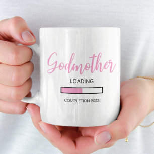 Pink Baby Girl Loading In 2025 Godmother Proposal Coffee Mug