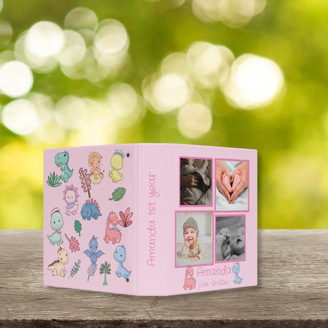 pink Baby girl  Photo Collage  Album  Binder (Creator Uploaded)