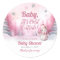 Pink Baby It's Cold Outside Snow Girl Baby Shower
