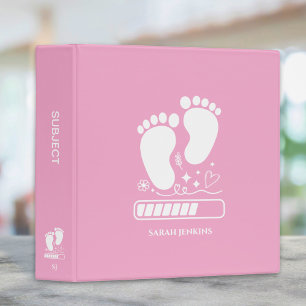 Pink Baby Loading Medical Binder