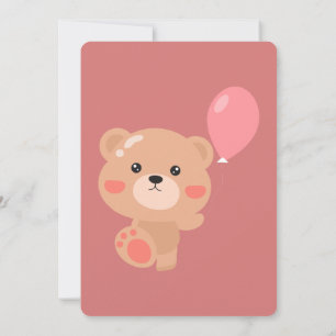 pink baby shower girl save the date