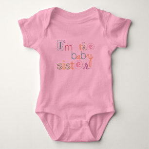 Pink Baby Sister Girl Baby Romper