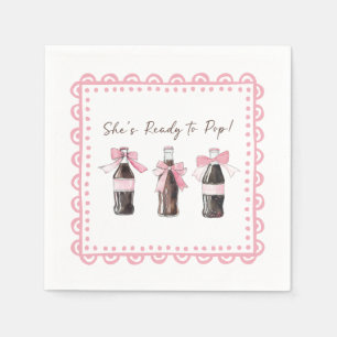 Pink Baby Soda Ready to POP Napkin
