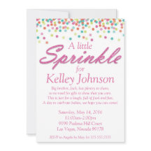 Pink Baby Sprinkle Shower Invite