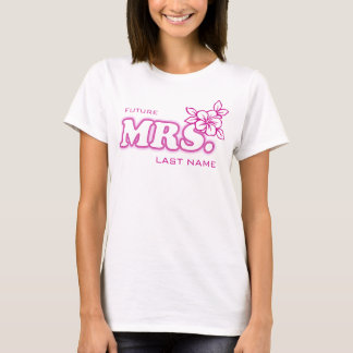 Pink Bachelorette "Future Mrs." Customizable Top
