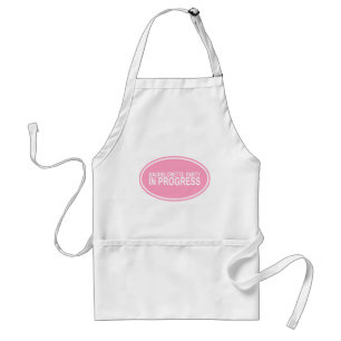 Pink Bachelorette Party in Progress Tees Gifts Standard Apron