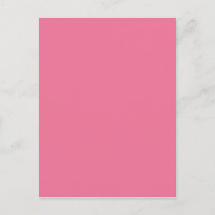 Pink Background Colour Postcard